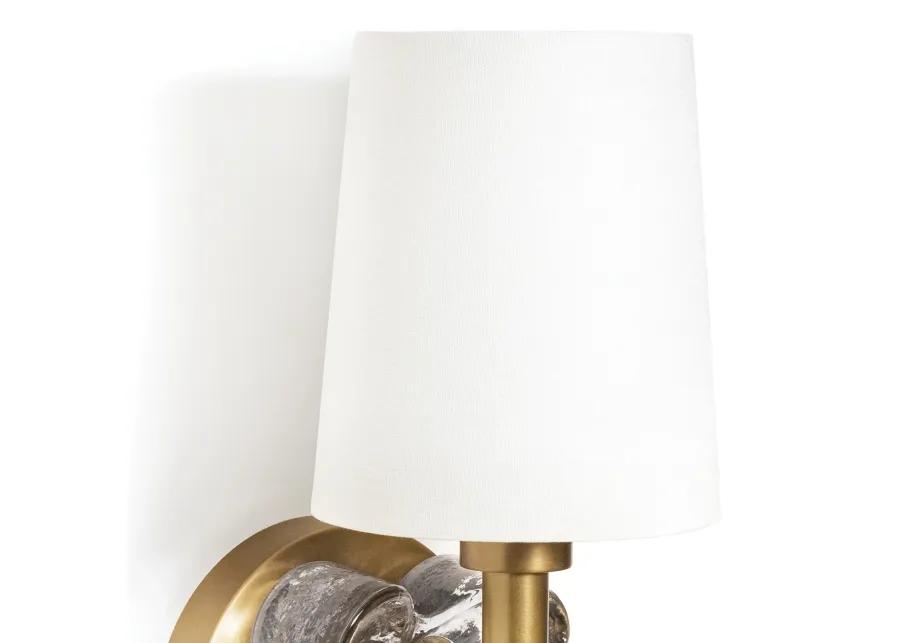 Southern Living Bella Natural Brass Sconce