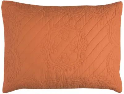 Moroccan Fling Orange King Floral Orange Quilt