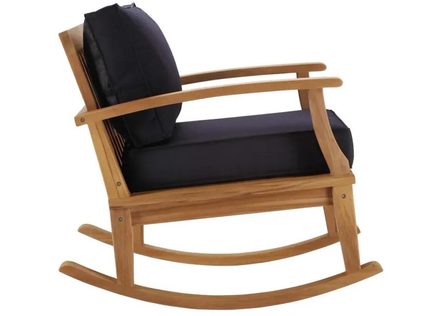 Marina Outdoor Patio Teak Rocking Chair