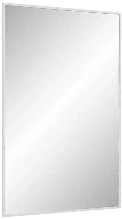 Orchid 35.5" Tall Rectangular Mirror, Matte White