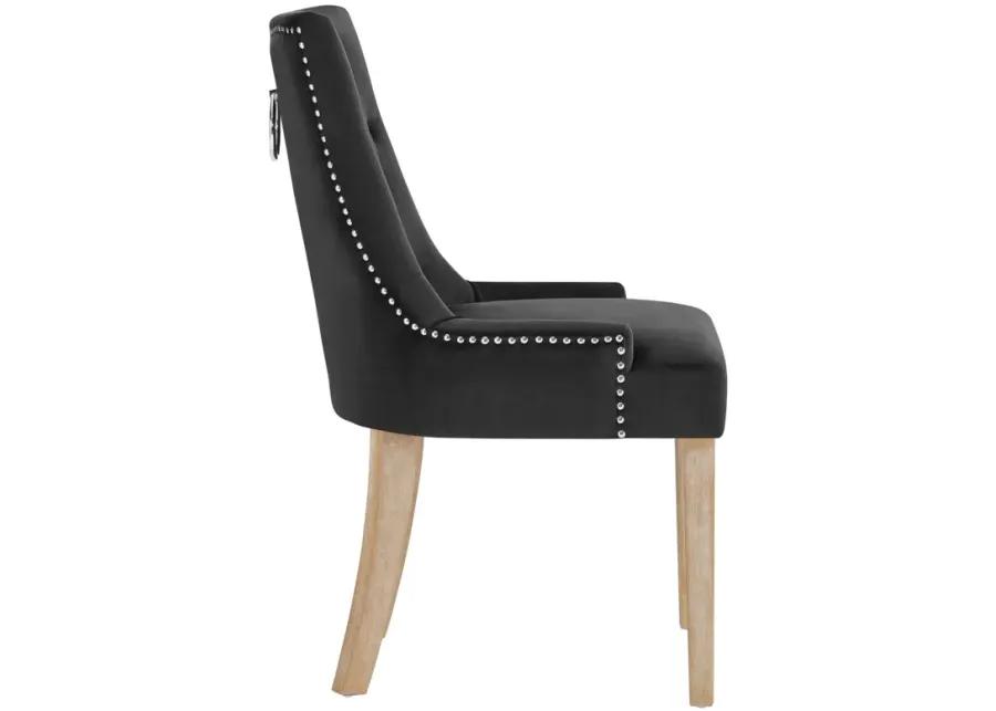 Pose Performance Velvet Dining Chair