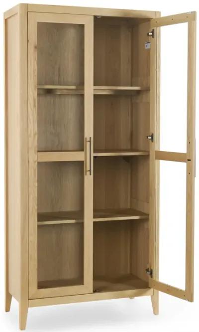 Beechgrove Curio Cabinet in Natural Brown