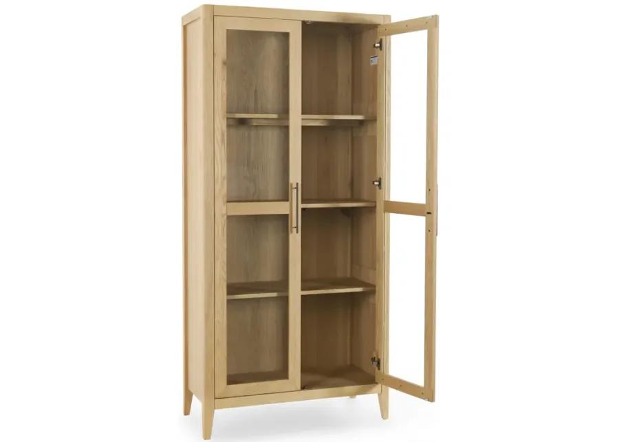 Beechgrove Curio Cabinet in Natural Brown