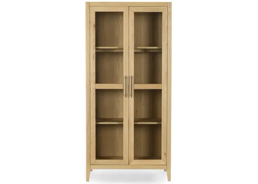 Beechgrove Curio Cabinet in Natural Brown