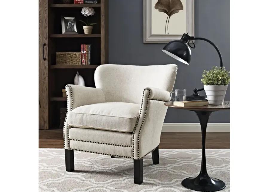 Key Upholstered Fabric Armchair