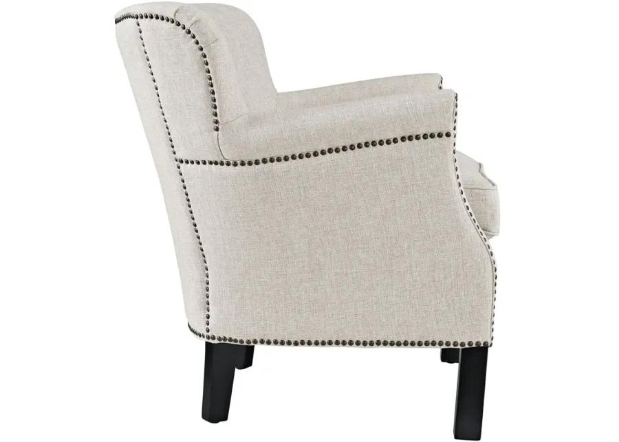 Key Upholstered Fabric Armchair