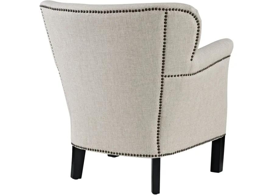 Key Upholstered Fabric Armchair