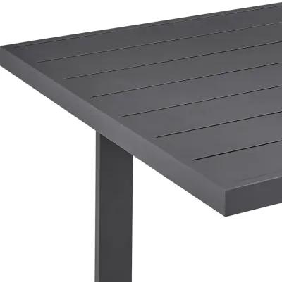 Argiope Outdoor Patio Dining Table in Aluminum