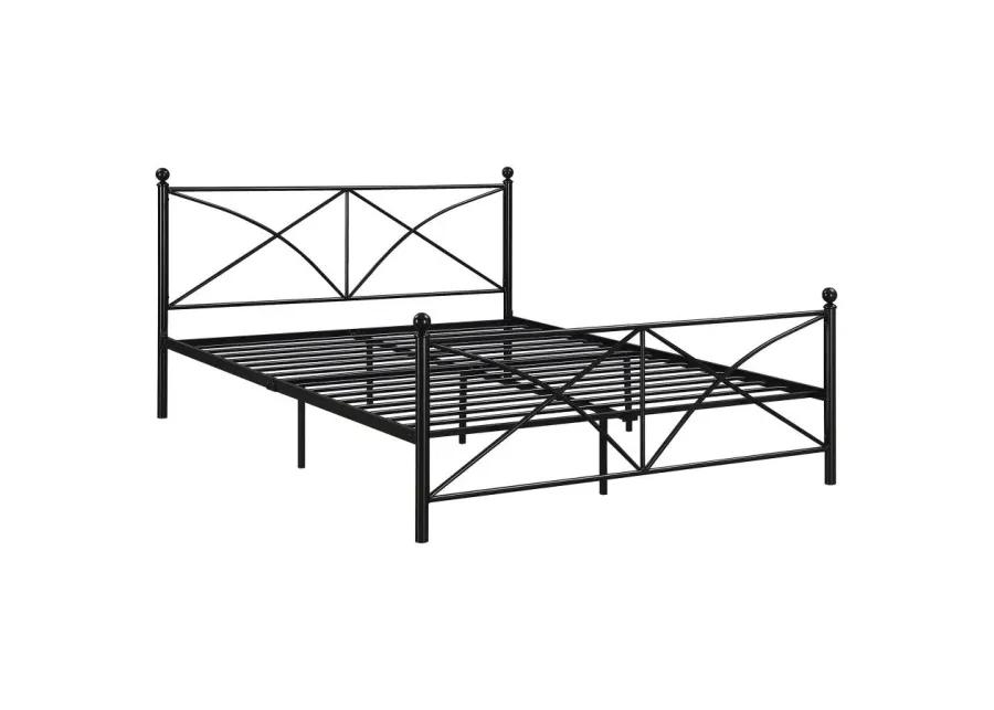 Hart Queen Platform Bed Black