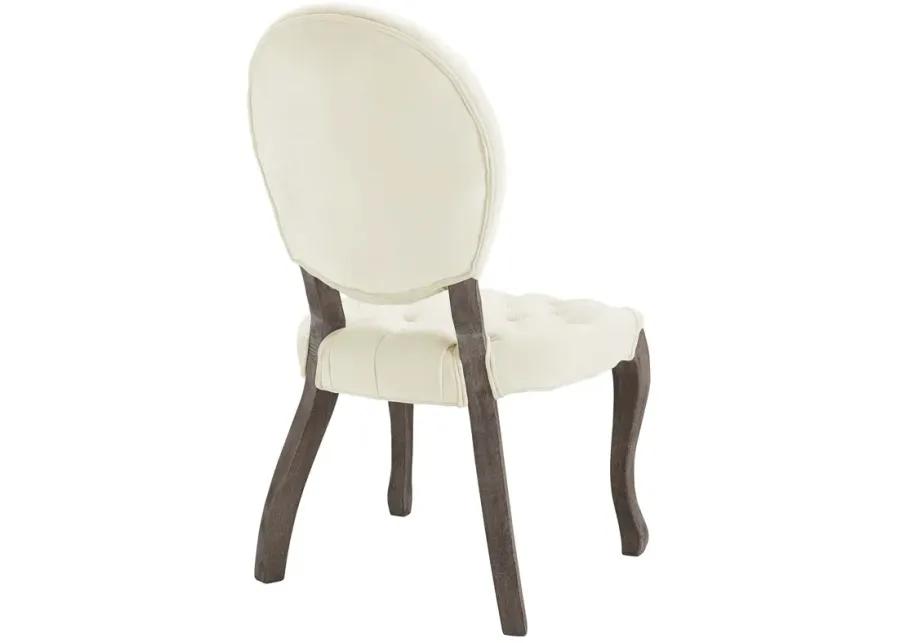 Exhibit French Vintage Dining Performance Velvet Side Chair