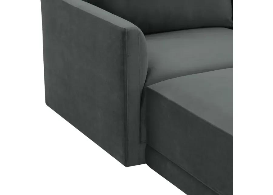 Willow Charcoal Modular U Sectional