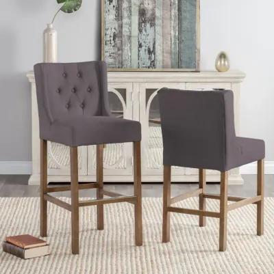 Karla Tufted 24 inch Counter stool by Kosas Home