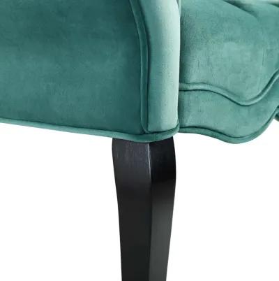 Adelia Chesterfield Style Button Tufted Performance Velvet Bench