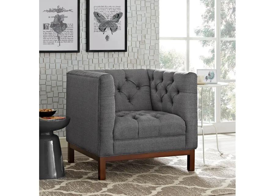 Panache Upholstered Fabric Armchair