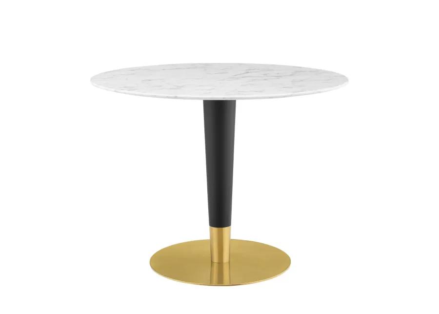 Zinque 40" Artificial Marble Dining Table