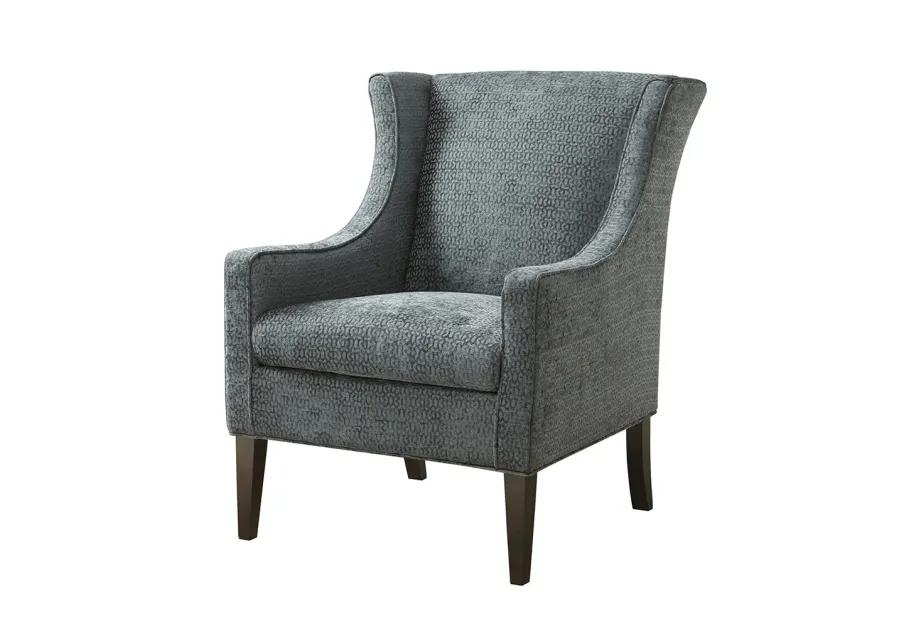 Madison Park Addy Grey Wing Chair