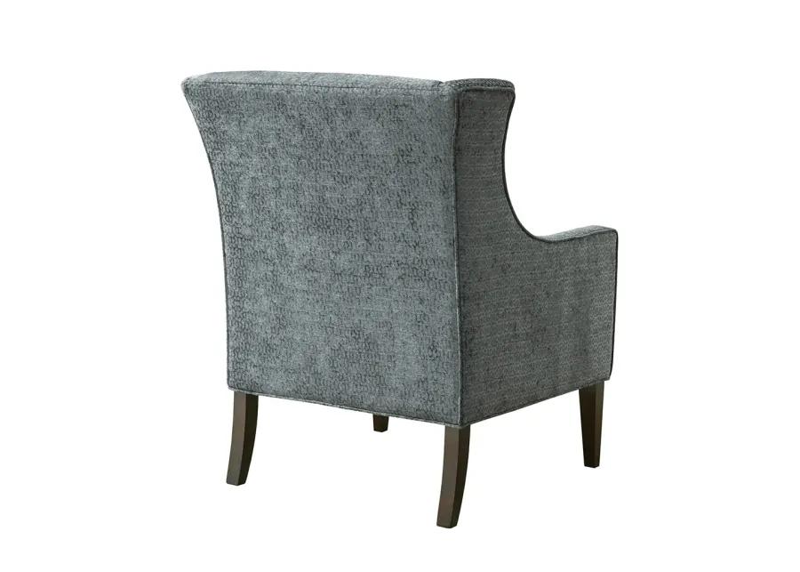 Madison Park Addy Grey Wing Chair