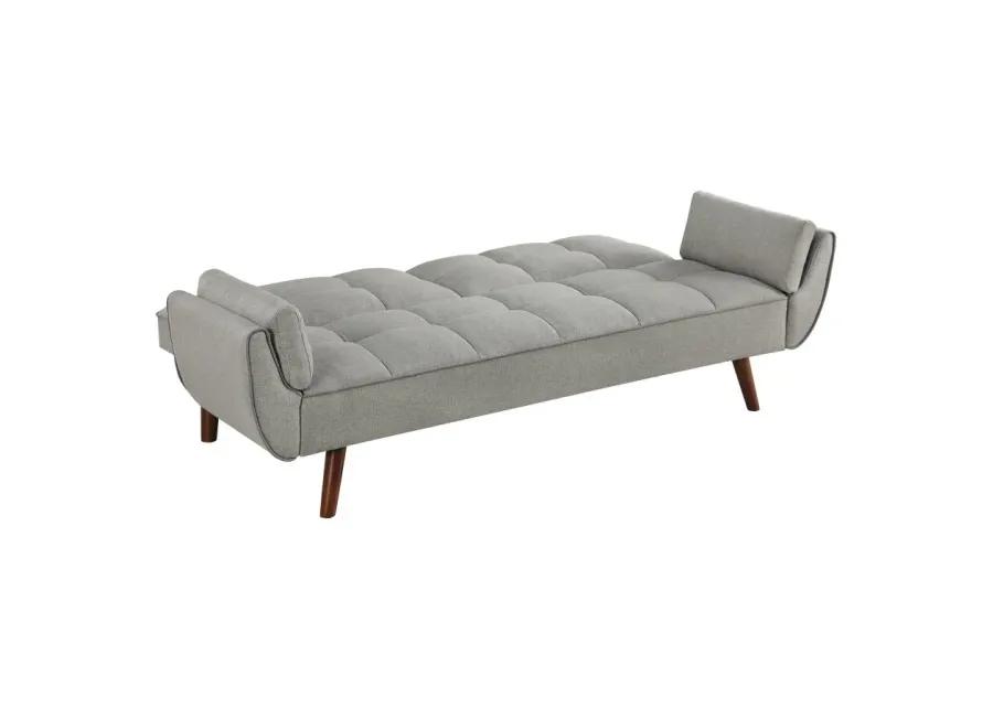 Caufield Upholstered Buscuit Tufted Covertible Sofa Bed Grey