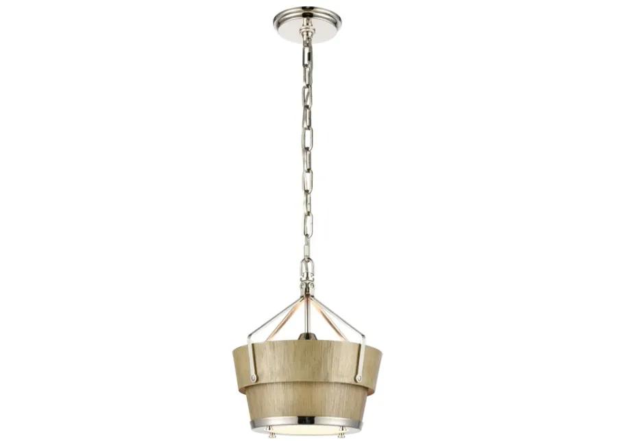 Marin 10.5" Wide 1-Light Pendant - Corkwood