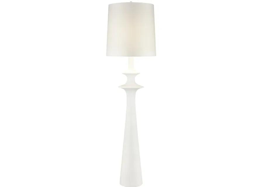 Erica 76" High 1-Light Floor Lamp - Dry White