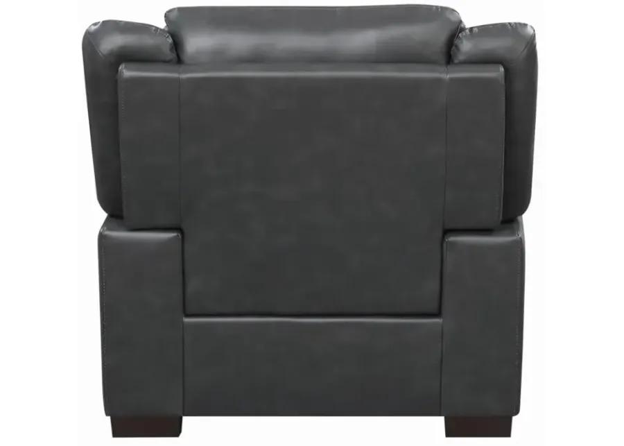 Arabella Pillow Top Upholstered Chair Grey