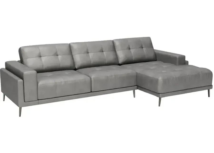 Bliss RAF Chaise Sectional Gray