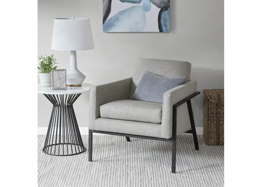 Madison Park Brayden Grey Accent Chair