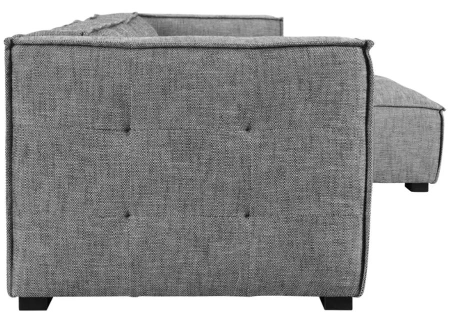 Element Two-Piece Gray Sectional Sofa