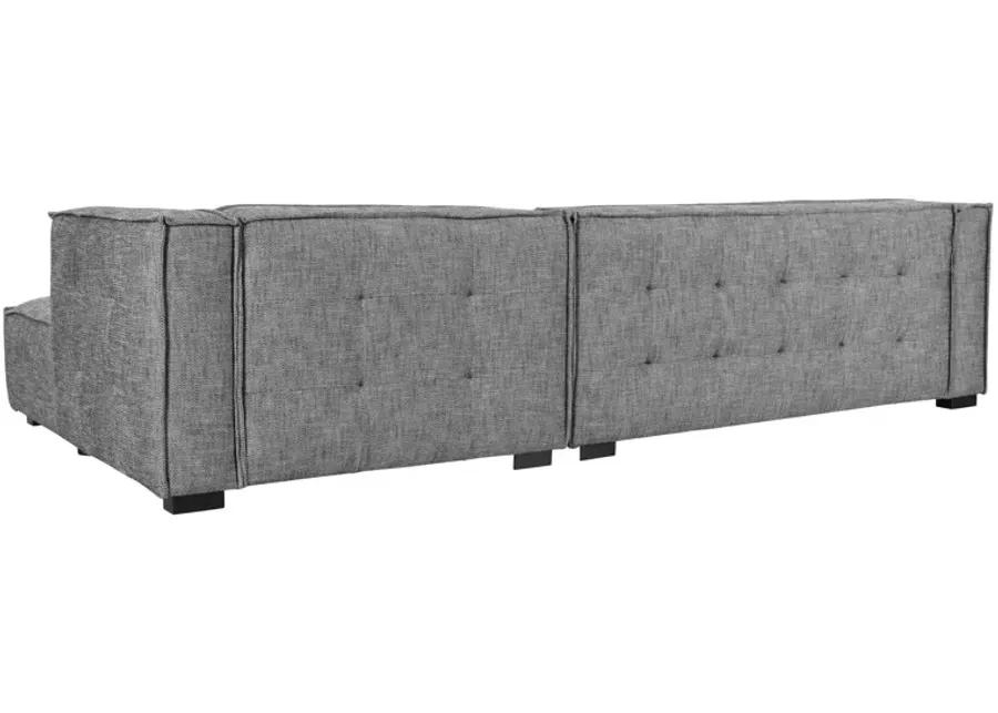 Element Two-Piece Gray Sectional Sofa