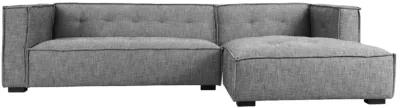 Element Two-Piece Gray Sectional Sofa