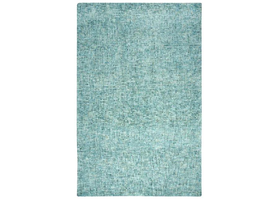 Talbot Teal Tweed Wool 10' x 13' Rectangle Rug