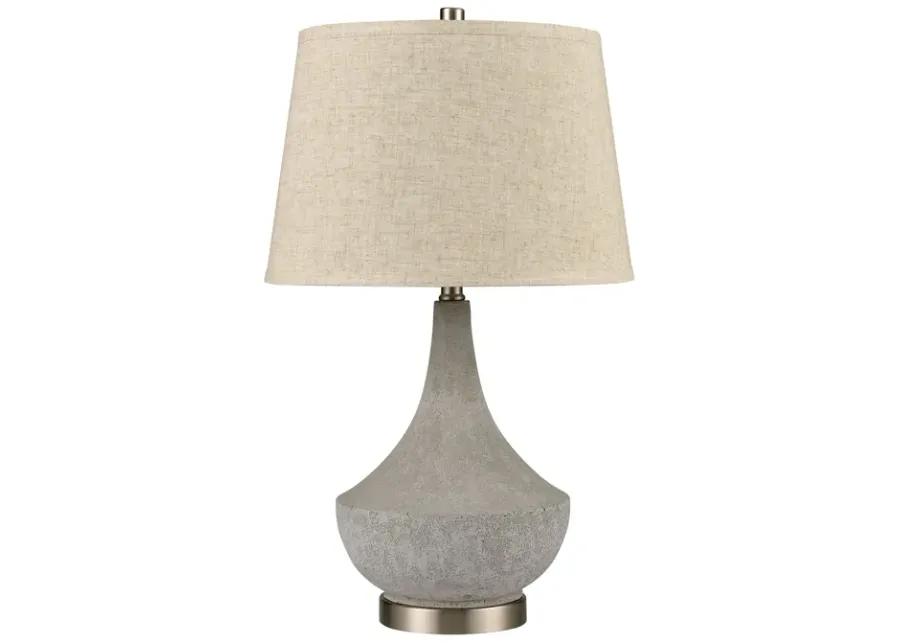 Wendover 25" High 1-Light Table Lamp - Polished Concrete