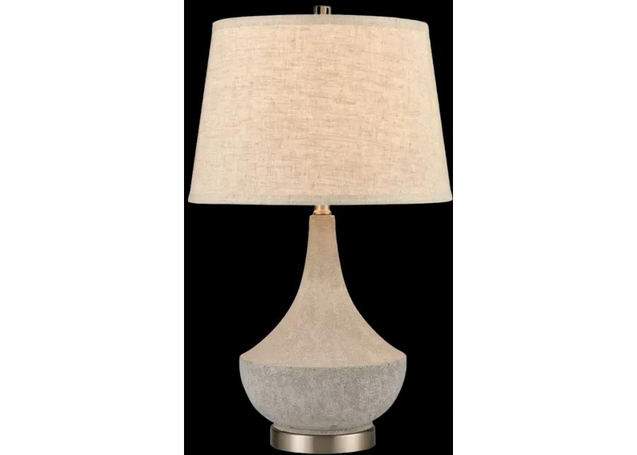 Wendover 25" High 1-Light Table Lamp - Polished Concrete