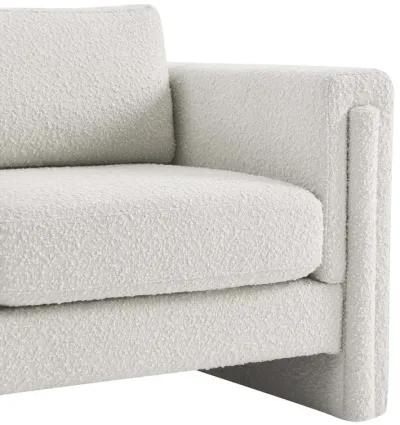 Visible Boucle Fabric Armchair