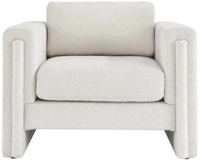 Visible Boucle Fabric Armchair