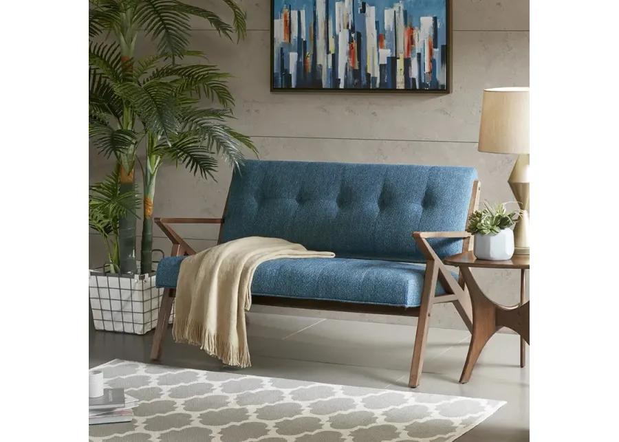 INK+IVY Rocket Blue Loveseat