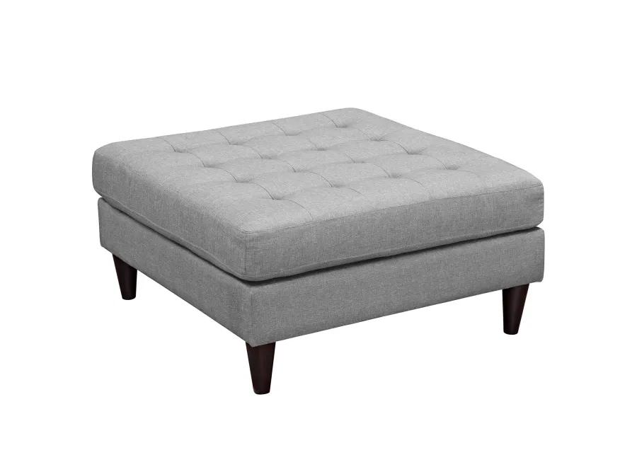 Empress Upholstered Fabric Large Ottoman