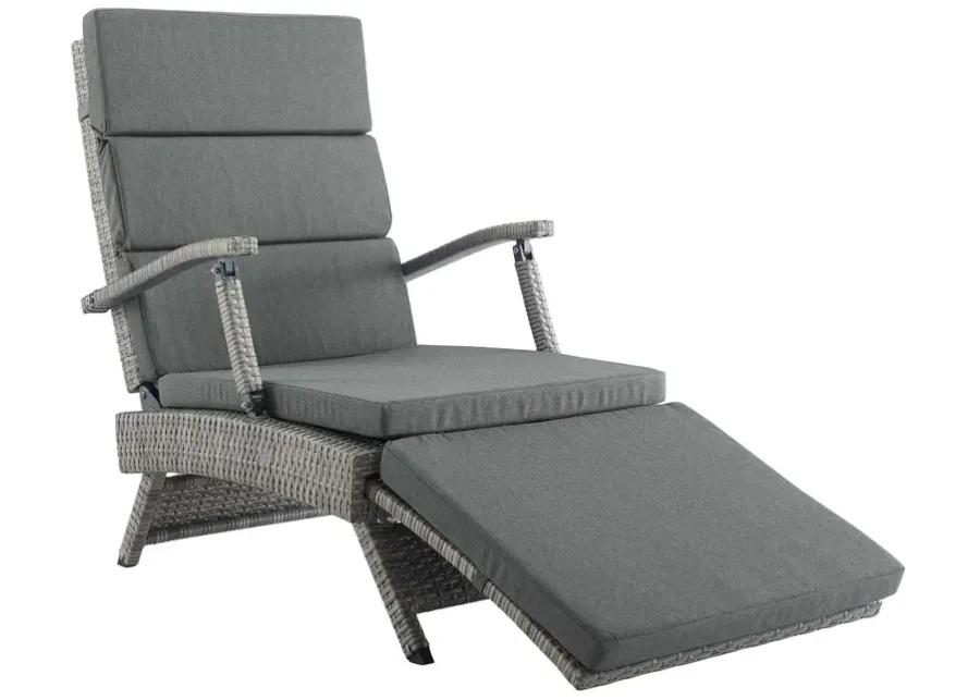 Envisage Chaise Outdoor Patio Wicker Rattan Lounge Chair