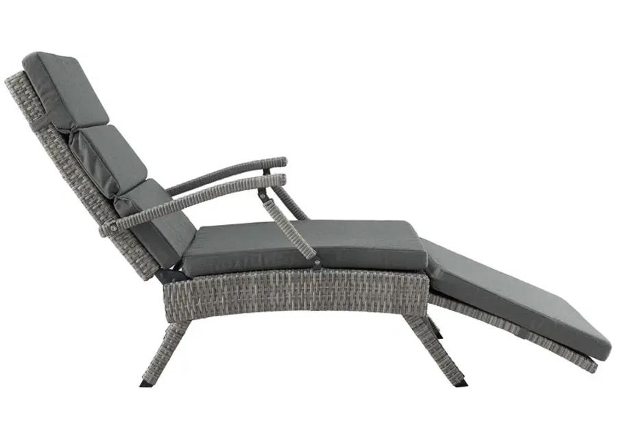 Envisage Chaise Outdoor Patio Wicker Rattan Lounge Chair