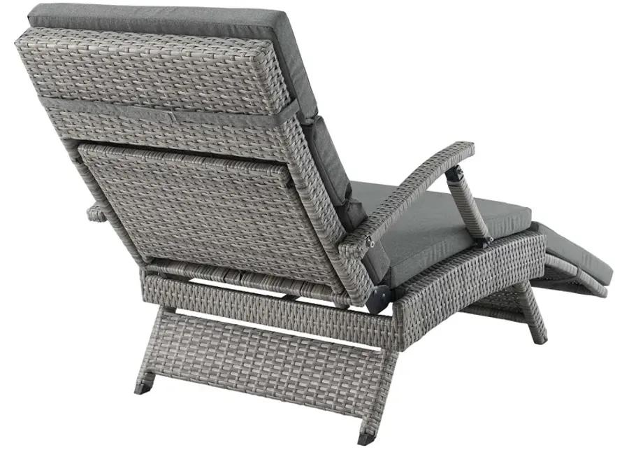 Envisage Chaise Outdoor Patio Wicker Rattan Lounge Chair