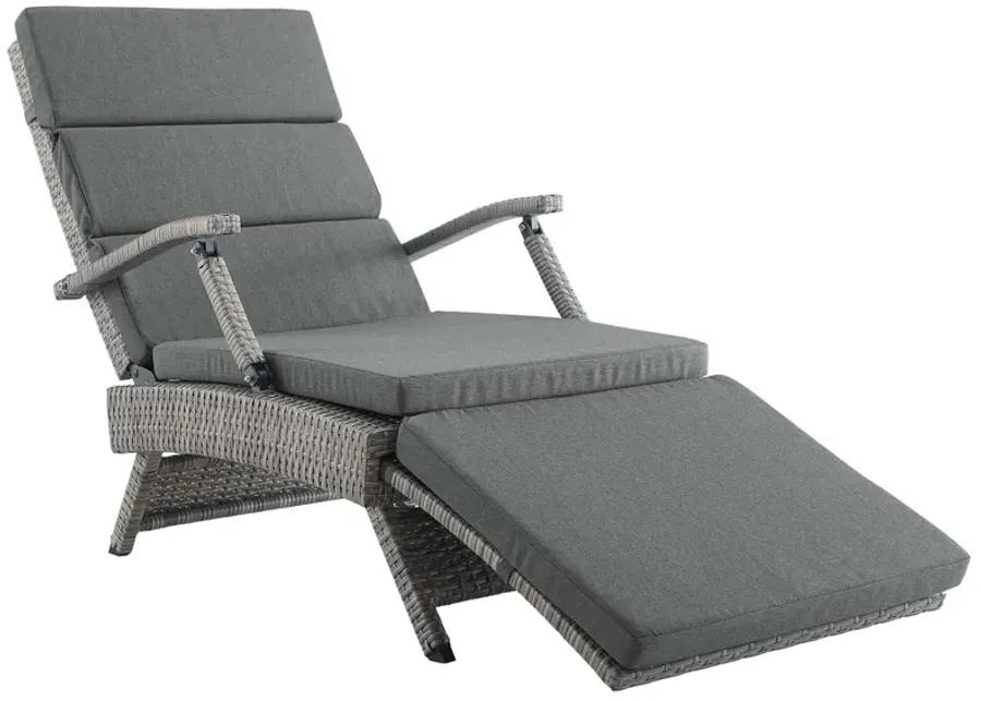 Envisage Chaise Outdoor Patio Wicker Rattan Lounge Chair