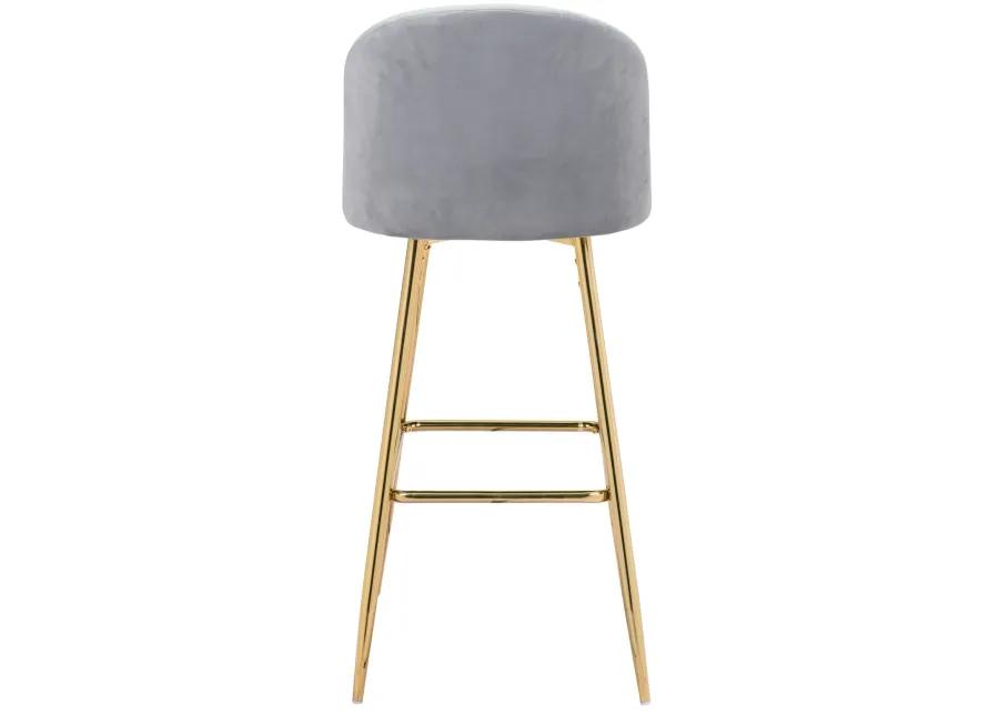 Cozy Barstool Gray & Gold