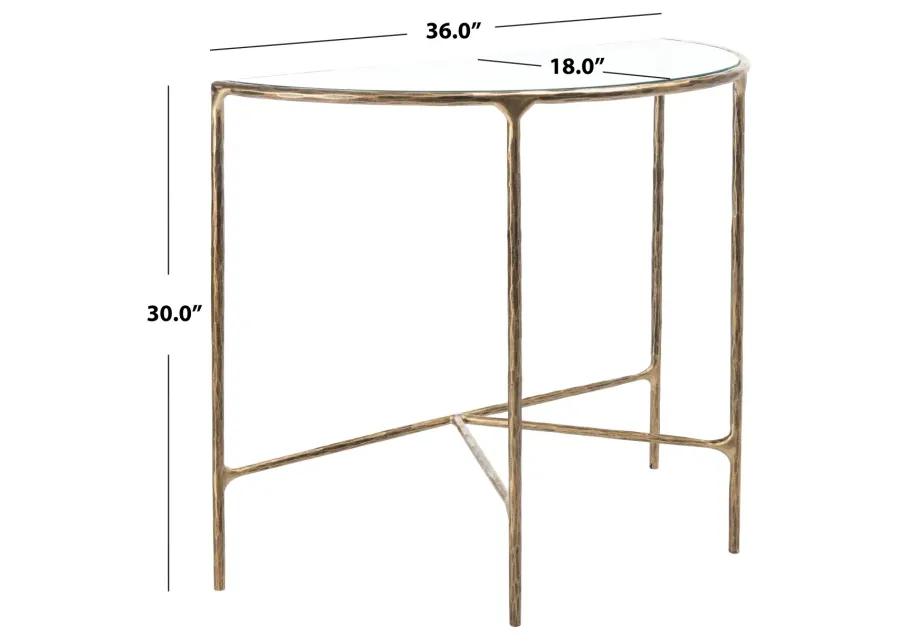 Jessa Forged Metal Console Table