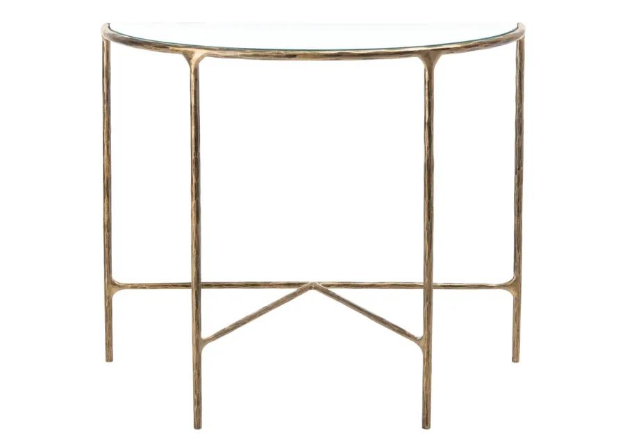 Jessa Forged Metal Console Table