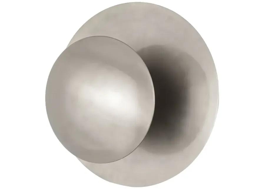 Lorens 12.5" High 1-Light Sconce - Polished Nickel