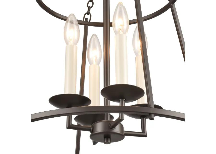 Joanie 17.25'' Wide 4-Light Pendant - Old Bronze