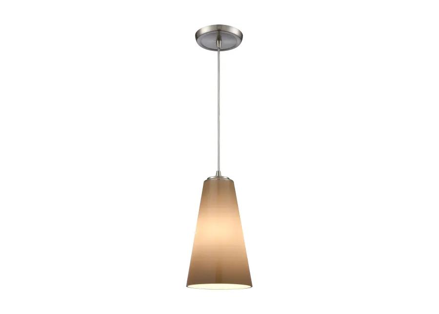 Connor 6" Wide 1-Light Mini Pendant - Satin Nickel