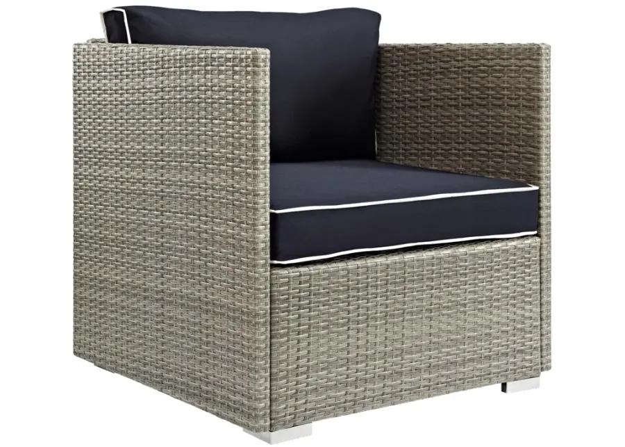 Repose 3 Piece Outdoor Patio Sectional Set