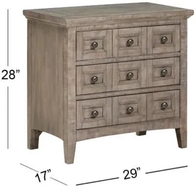 Paxton Place Wood Drawer Nightstand