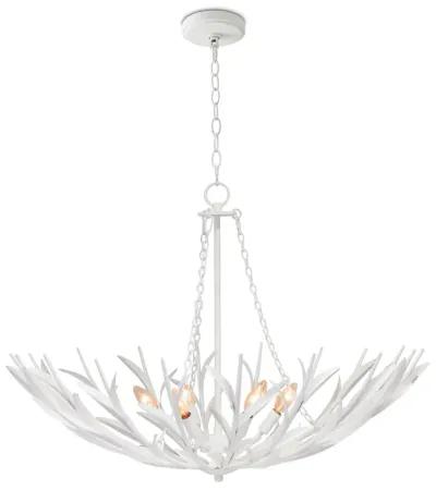 River Reed Basin Chandelier (White)